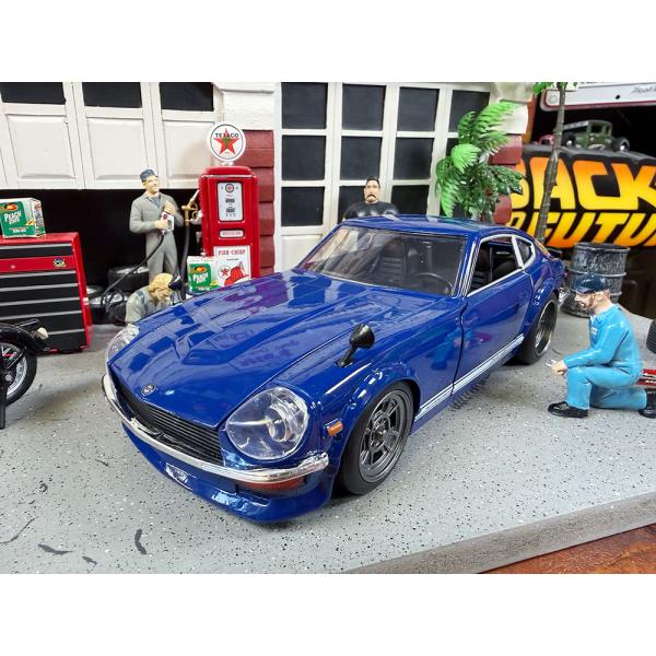 Jada　1972　ダットサン　240Z ダイキャストミニカー　1/24スケール　（ダークブルー） ...