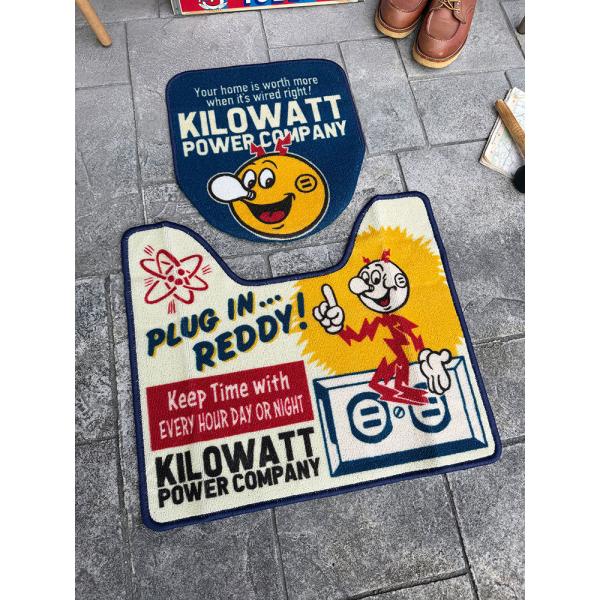 レディキロワット　トイレマット&amp;フタカバー　（2点セット） ■ アメリカン雑貨 アメリカ雑貨