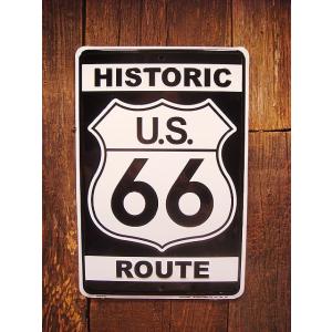 アメリカ ブリキ看板 ヒストリック　ルート66　アメリカン雑貨 アメリカ雑貨
