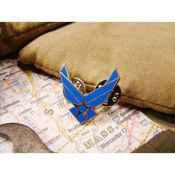 ミリタリーピンバッジ　（エアフォース現行ロゴ）　■　アメリカ雑貨 アメリカン雑貨　ミリタリー　ガレー...