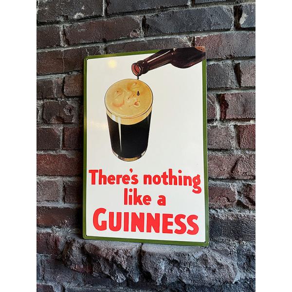 ギネスビール　スマイルグラス　ブリキ看板　■ アメリカ雑貨 アメリカン雑貨