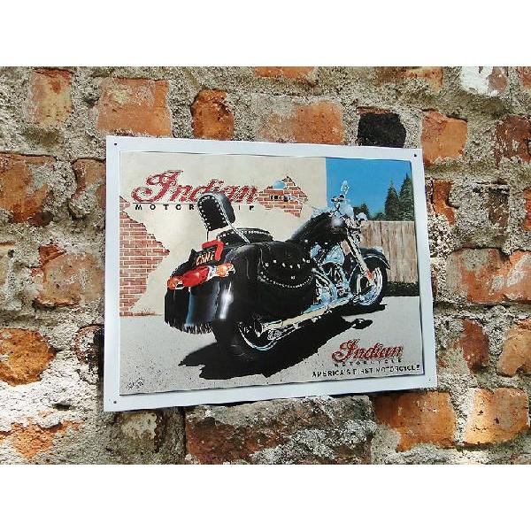 アメリカンブリキ看板 インディアン'02 チーフショップ アメリカ雑貨 アメリカン雑貨 サインプレー...