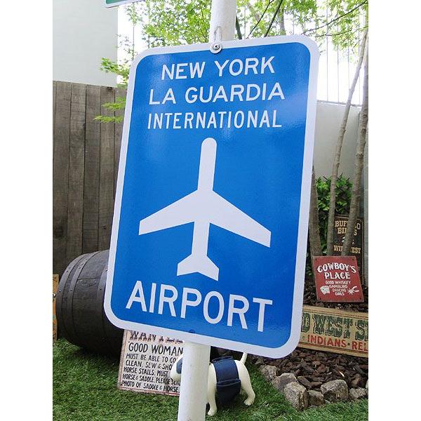 エアポート　トラフィックサイン　（ニューヨーク　ラガーディア）　アメリカ雑貨　アメリカン雑貨