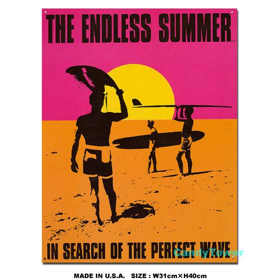 アメリカンブリキ看板 エンドレスサマー -ムービーポスター- アメリカ雑貨 アメリカン雑貨 サインプ...