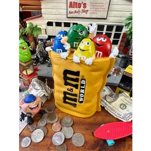 貯金箱　アメリカ雑貨 m&m's エムアンドエムズ ソフビバンク アメリカ雑貨 貯金箱