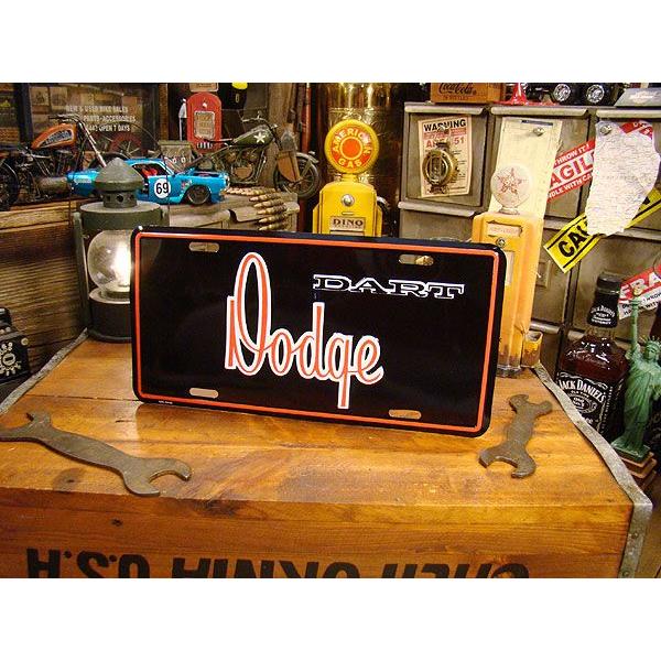 ダッジ　ライセンスプレート　（ブラック）　アメリカン雑貨 アメリカ雑貨