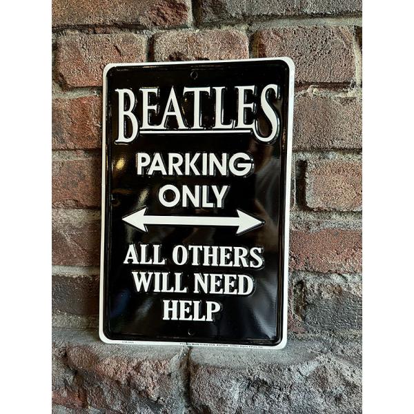 ビートルズ専用駐車場　ジョーク看板　■ アメリカ雑貨 アメリカン雑貨