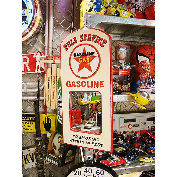 レッドスターガソリン　ウッドミラーボード アメリカ雑貨 アメリカン雑貨 壁掛け インテリア おしゃれ...