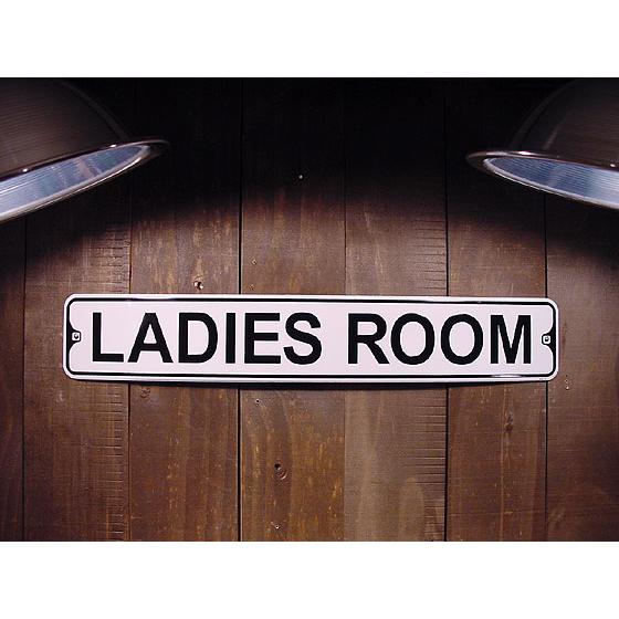 ミニストリート看板 LADIES ROOM -レディースルーム- アメリカ雑貨 アメリカン雑貨