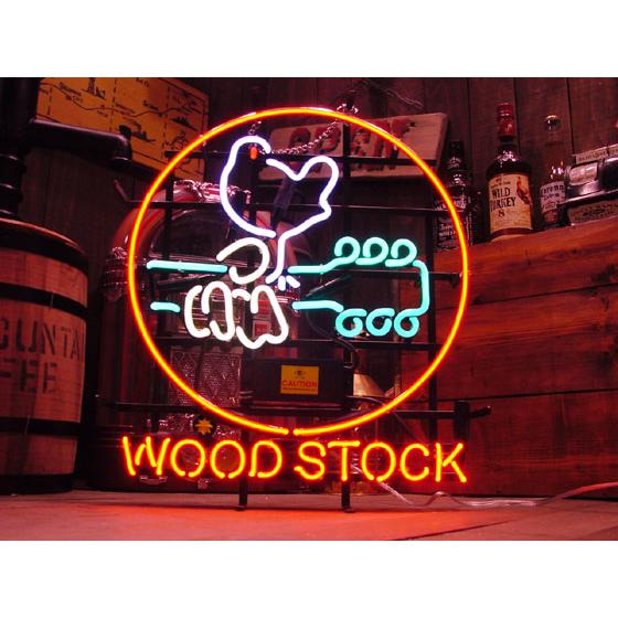 【即納】【在庫あり】 ウッドストック　ネオン管 ■ 【6ヶ月保証付き】 ■ アメリカ雑貨 アメリカン...