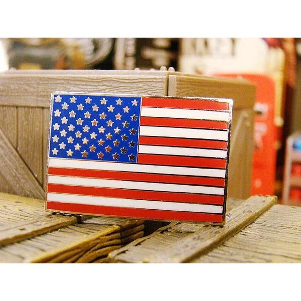 星条旗　ピンバッジ/ピンズ　（ノーマル/Lサイズ）　■　アメリカ雑貨　アメリカン雑貨