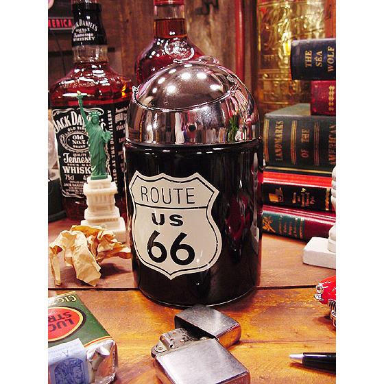 ルート66　トラッシュアッシュ アメリカ雑貨 アメリカン雑貨 灰皿 おしゃれ 喫煙グッズ 分煙 人気