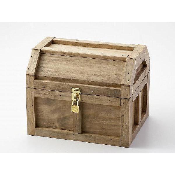海賊宝箱　Sサイズ　（ライトオーク）　アメリカ雑貨　アメリカン雑貨