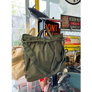U.S.タイプヘルメットバッグ （ブラック） ストラップ付き