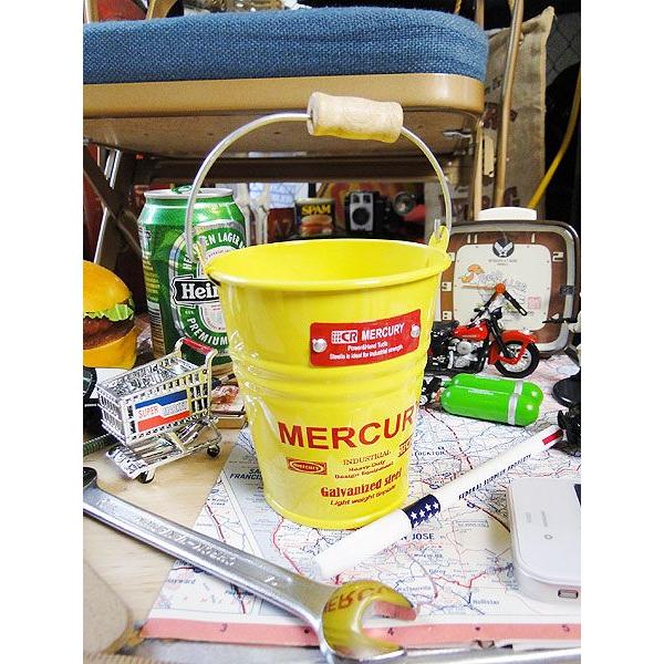 マーキュリーミニバケツ　（イエロー）　■ アメリカ雑貨 アメリカン雑貨　MERCURY　おしゃれ　男...
