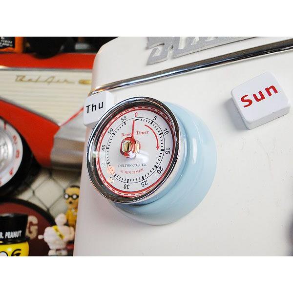 ダルトン　キッチンタイマー　（背面マグネット仕様）　ブルー　■　アメリカン雑貨　アメリカ雑貨　DUL...
