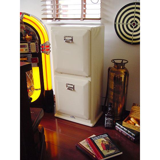 ダルトン　トラッシュカン　ダブルデッカー　（アイボリー）　■　アメリカン雑貨　アメリカ雑貨　DULT...