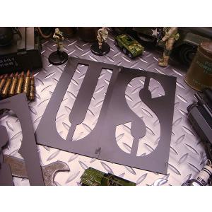 HANSON社 プラスチック・ステンシルプレート 46ピース英数字セット（6インチ）