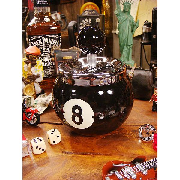 8ボールスピンアシュトレイ　アメリカン雑貨 アメリカ雑貨