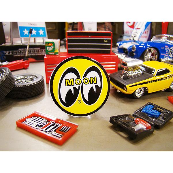 ムーンアイズ　アイボールステッカー　（SSサイズ）　アメリカン雑貨　アメリカ雑貨　車　シール　ブラン...