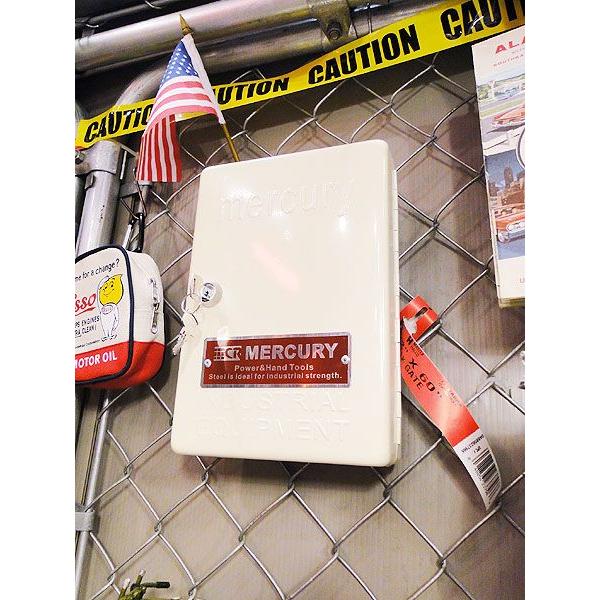 マーキュリー　キーボックス　（アイボリー）　■　アメリカン雑貨　アメリカ雑貨　MERCURY　男前　...