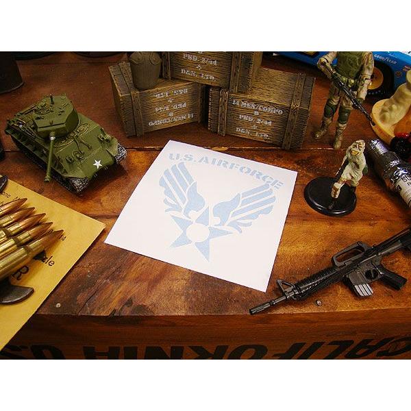 ステンシルシート　Sサイズ　（U.S.エアフォース）　アメリカ雑貨　アメリカン雑貨　ステンシルプレー...