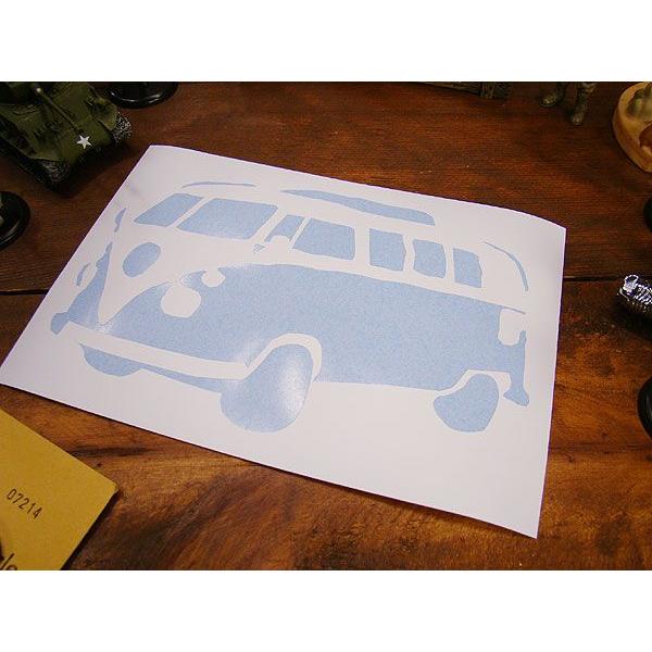 ステンシルシート　Lサイズ　（ワーゲンバス）　アメリカ雑貨　アメリカン雑貨　ステンシルプレート　人気...