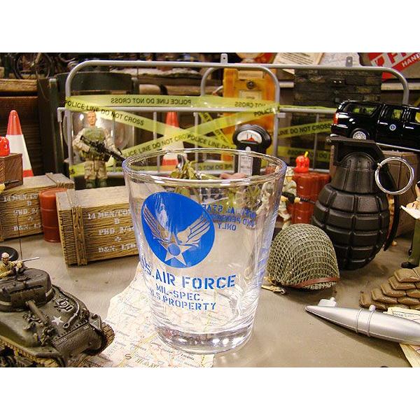 ミリタリーグラス　（U.S.エアフォース）　■　アメリカ雑貨　アメリカン雑貨　ミリタリー　ガレージグ...
