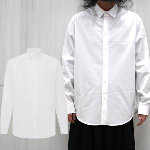 【週末限定 10％OFFクーポン】JIL SANDER シャツ ジルサンダー メンズシャツ JIL SANDER classic collar buttoned shirt (100 / WHITE)【JSIS740226-MS244300】｜canetshop