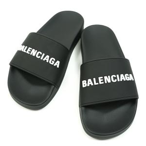 【10％OFFクーポン 5/27 12時まで】BALENCIAGA バレンシアガ サンダル レディース POOL SLIDE BAL LOGO【565547-W1S80】｜