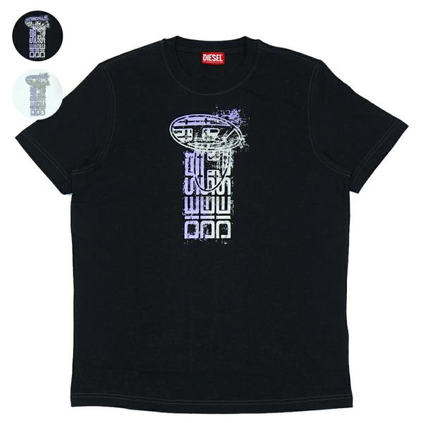 ディーゼル DIESEL Tシャツ プリントT ロゴ メンズ T-DIEGOR-K68【A12496...