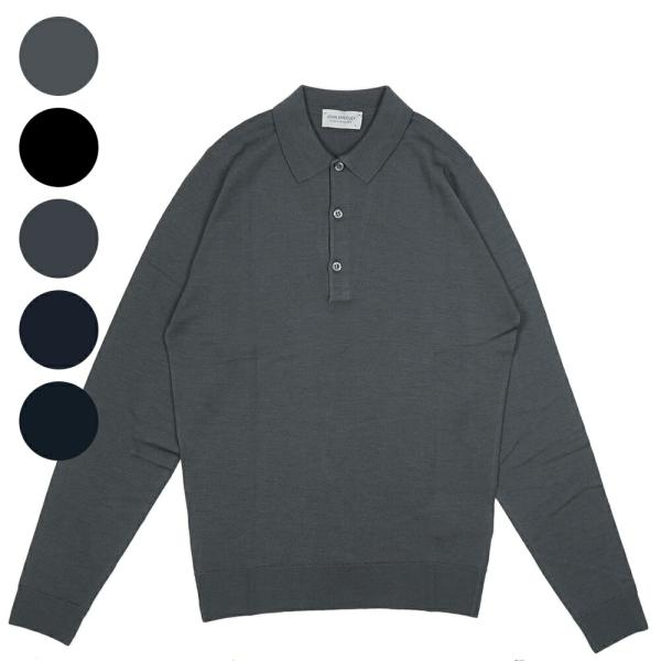 JOHN SMEDLEY ジョン スメドレー 長袖 ポロシャツ BELPER ニットポロ メリノウー...