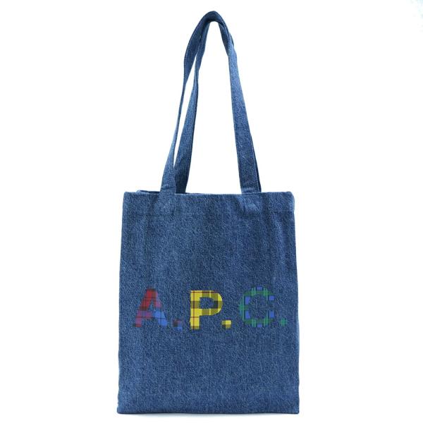 【10％OFFクーポン 5/27 12時まで】A.P.C. アーペーセー トートバッグ  デニム ロ...