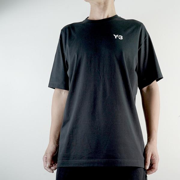 Y-3 ワイスリー メンズ ロゴ 半袖Tシャツ(BLACK) U CH1 COMM TEE【HG87...