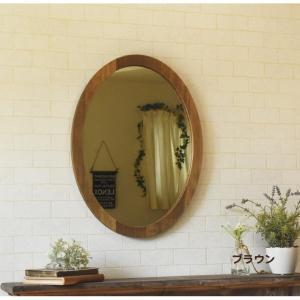 鏡 壁掛け ウォールミラー オーバル 楕円 L...の詳細画像3