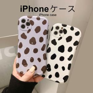 【ネコポス送料無料】スマホケース iPhoneケース 全機種対応 ダルメシアン柄 柔軟性 柔らか iPhone7 iPhone8 iPhone7plus iPhone8plus iPhoneX