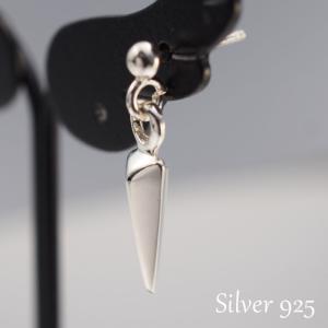 ピアス シルバー メンズ 片耳 アクセサリー キュービックジルコニア