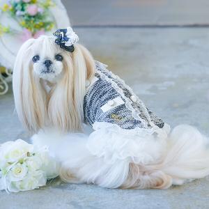 犬 犬服 スカート チュールフリルスカート か...の詳細画像2