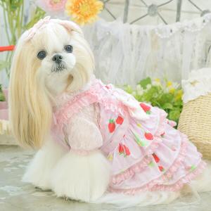 犬 服 犬の服 春夏 あまいイチゴのCOOLキ...の詳細画像3