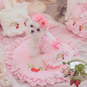 犬 犬服 秋冬服 ドックウェア ワンピース い...の詳細画像2