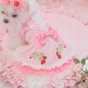 犬 犬服 秋冬服 ドックウェア ワンピース い...の詳細画像4