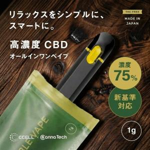 CBD 75% リキッド 一体型ベイプペン 1...の詳細画像2