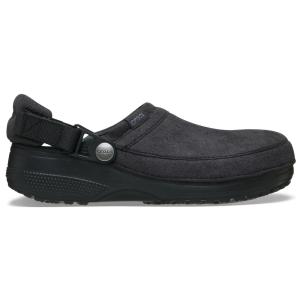 crocs クロックス 国内正規品  211930 ユニセックス メンズ レディース  サンダル クロッグ Classic Crafted Vegan Suede Cg Black スエード 黒 ブラック