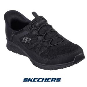 スケッチャーズ 104289-bbk レディース スニーカー SKECHERS スリッポン slip-on スリップインズ Slip-ins 靴 くつ シューズ shoes バンジータイプ
