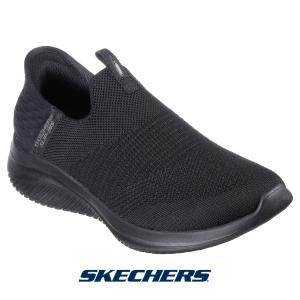 スケッチャーズ SKECHERS 149708-bbk レディース 靴 スニーカー slip-ins スリップインズ ハンズフリー ウルトラフレックス MEMORYFOAM メモリーフォーム 低反発｜canoe-trico