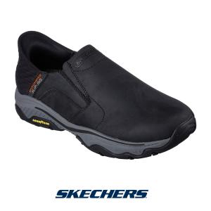 スケッチャーズ メンズ スニーカー 204847 blk SKECHERS スリッポン スリップインズ Slip-ins 靴 シューズレザー 本革 メモリーフォーム 立ったまま履ける｜canoe-trico