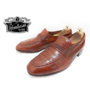 FLORSHEIM フローシャイム スリッポンシューズ 靴 ブラウン系 メンズ US 12D/ 30cm f-2836｜canopus-web-shop