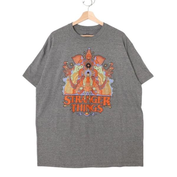 NETFLIX Stranger Things ストレンジャーシングス クルーネック半袖プリントTシ...