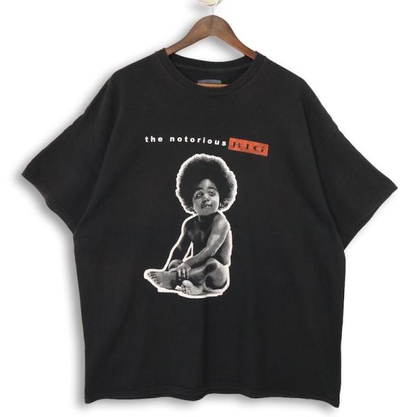 大きいサイズ メンズUS-2XLサイズ ノトーリアスB.I.G. 半袖プリントTシャツ ブラック T...