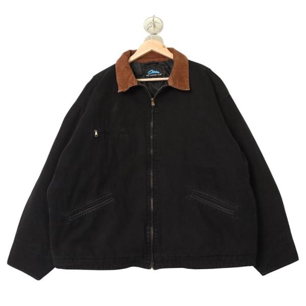 TRI-MOUNTAIN デトロイトタイプ ダックジャケット 古着 メンズUS-2XLサイズ ブラッ...